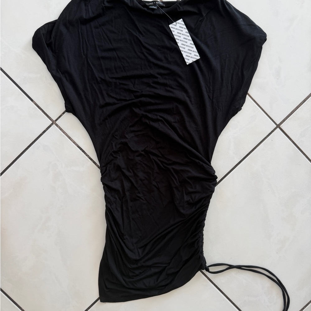 Urban Outfitters Black Midi Dress